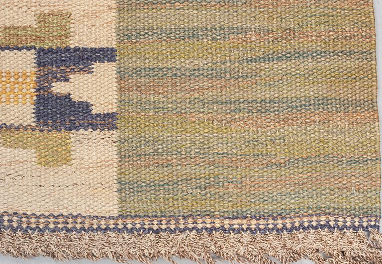Märta Måås-Fjetterström, matto, "Rutmattan", flat weave, ca 201-203 x 145,5 cm, signed MMF.