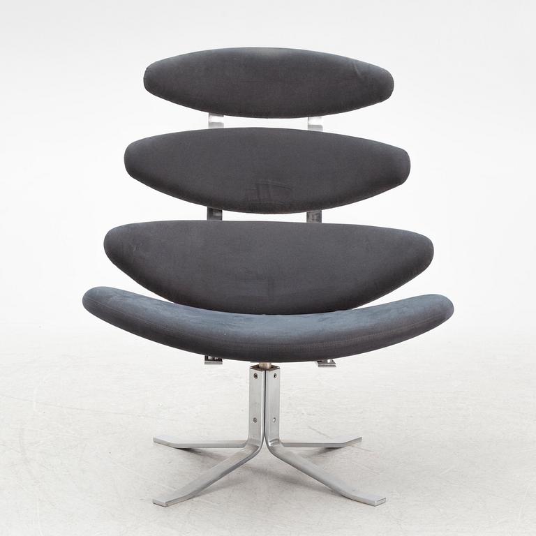 Poul Volther, a 'Corona EJ 5' easy chair, Erik Jørgensen, Denmark.