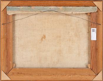 JUSTUS LUNDEGÅRD, olja på duk, sign.