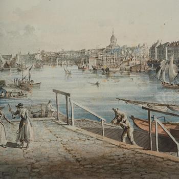 Johan Fredrik Martin, ”Stockholm åt Saltsjön" ("Utsigt af Stockholm tagen ifrån ingången till Blasieholmen").