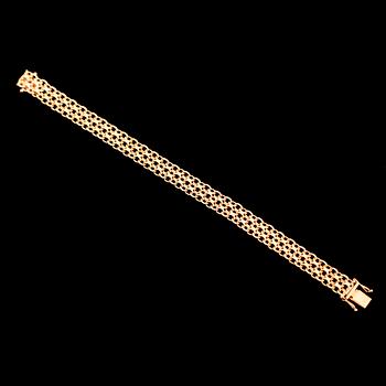 ARMBAND, 18 k guld, ESM 1967. Vikt 16 g.
