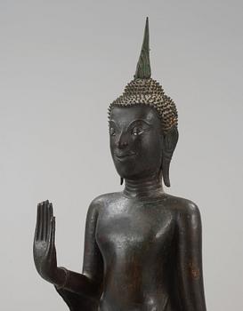 SKULPTUR, brons, Thailand 1700-tal.