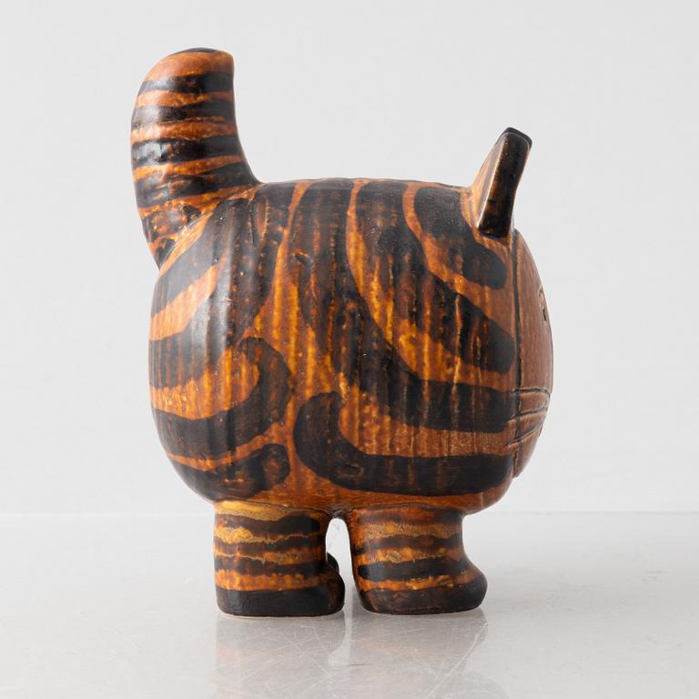 Lisa Larson, figurin, stengods, "Stora katten" ur serien "Jura", Gustavsberg.