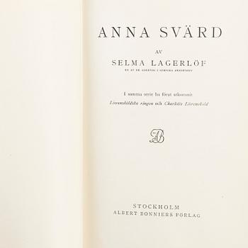 BOK. 8 volymer. Selma Lagerlöf, Albert Bonniers förlag, Stockholm, mestadels 1900-talets början.