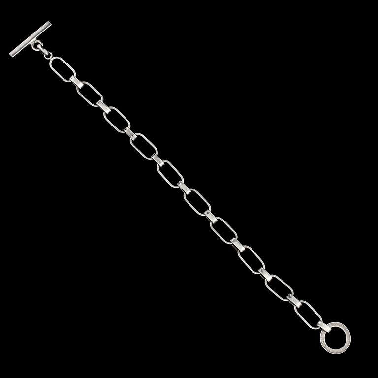 ARMLÄNK, silver. Vikt 32,0 g.