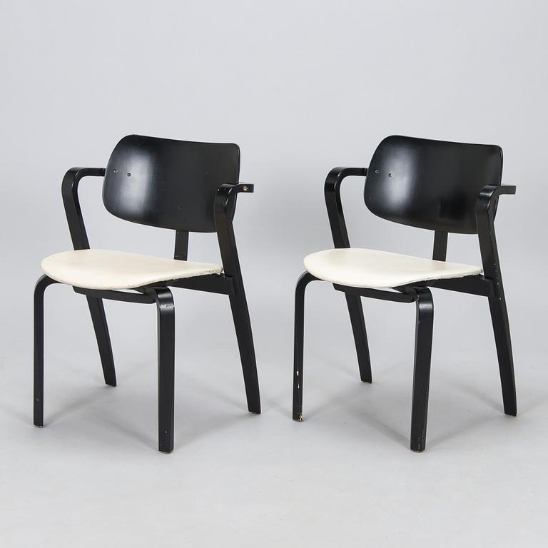 Ilmari Tapiovaara, nojatuoleja, 8 kpl, "Aslak", Asko 1960-luku.