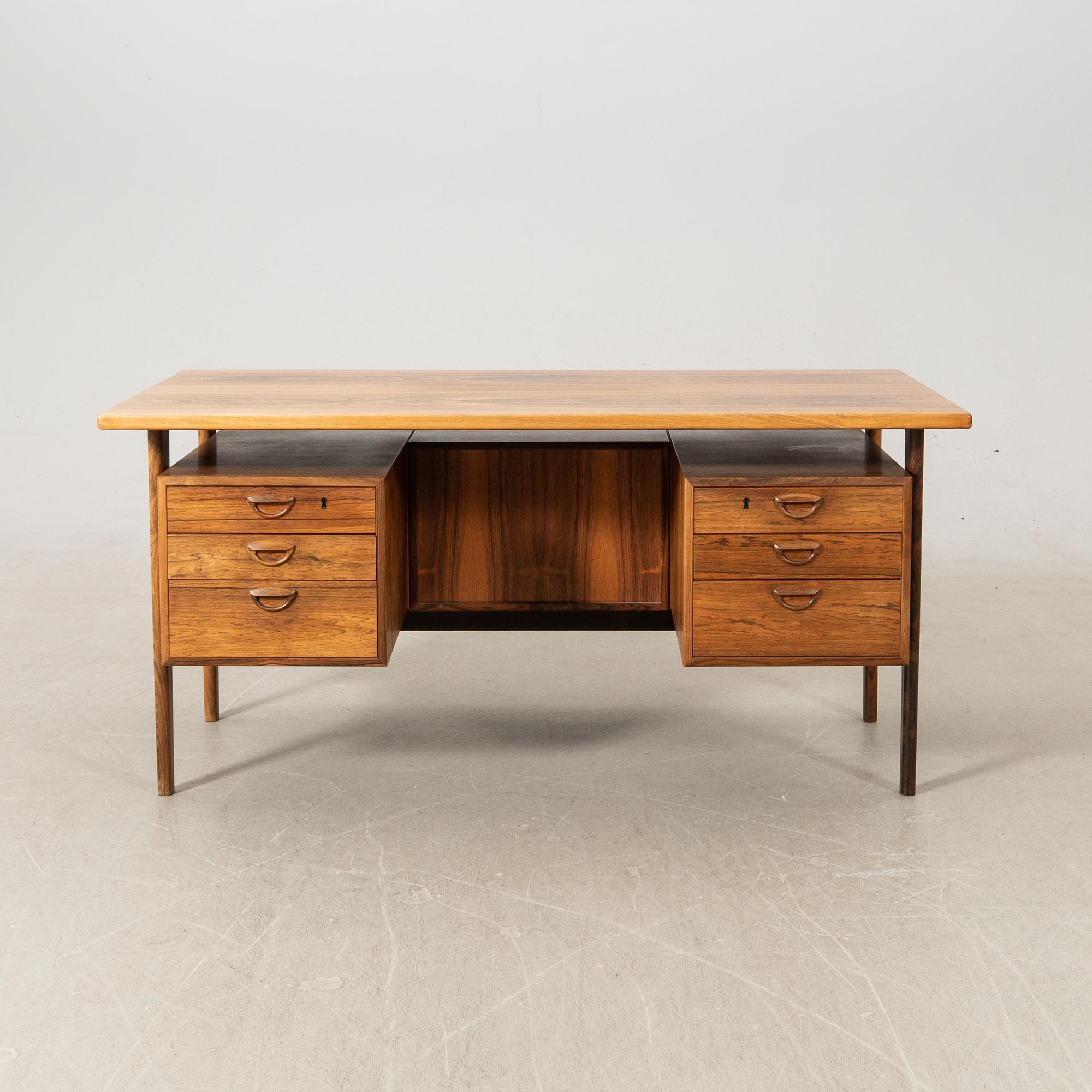 Kai Kristiansen, desk, Feldballes Møbelfabrik, Denmark, 1950s/1960s.