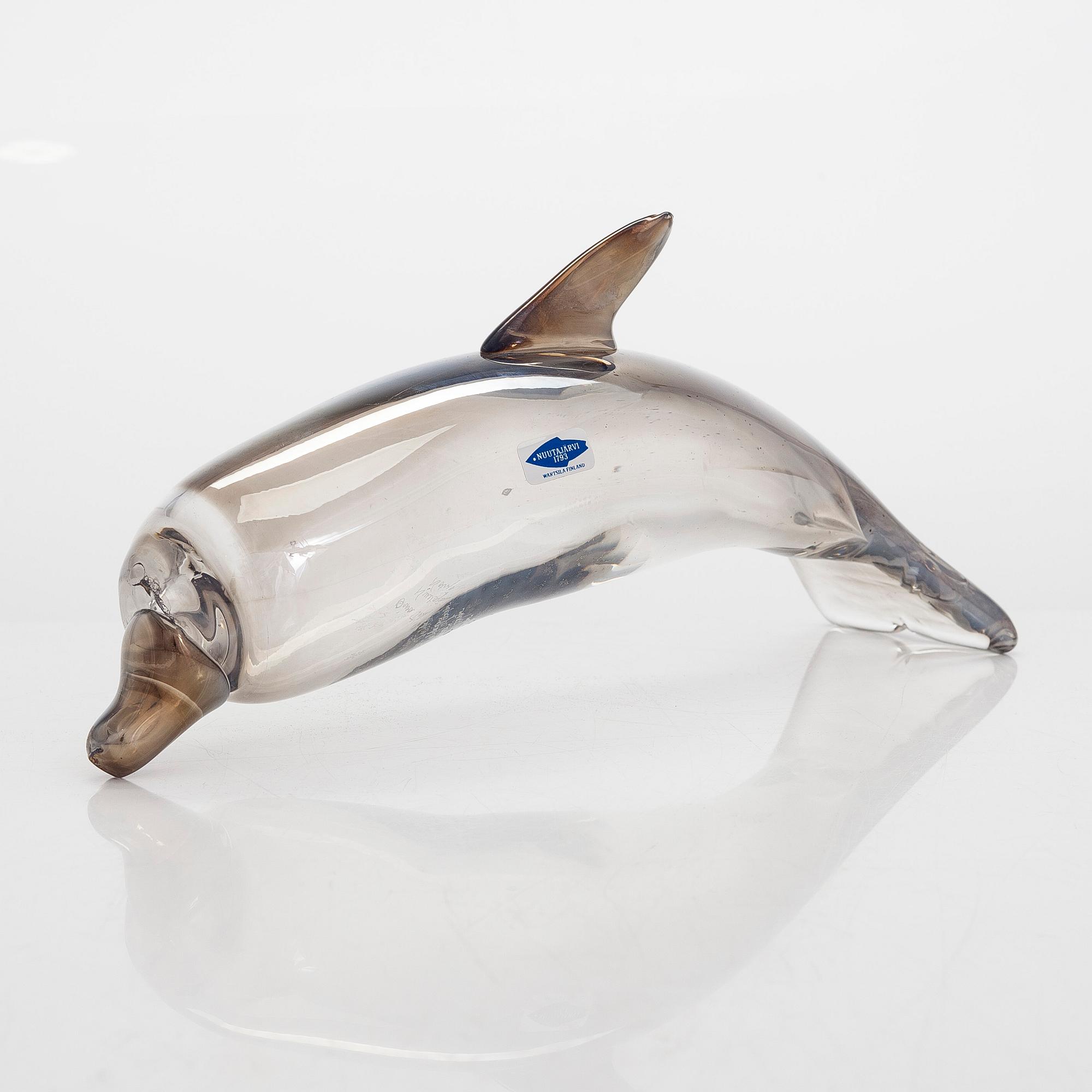 Oiva Toikka, glasskulptur, signerad Oiva Toikka Nuutajärvi Notsjö.