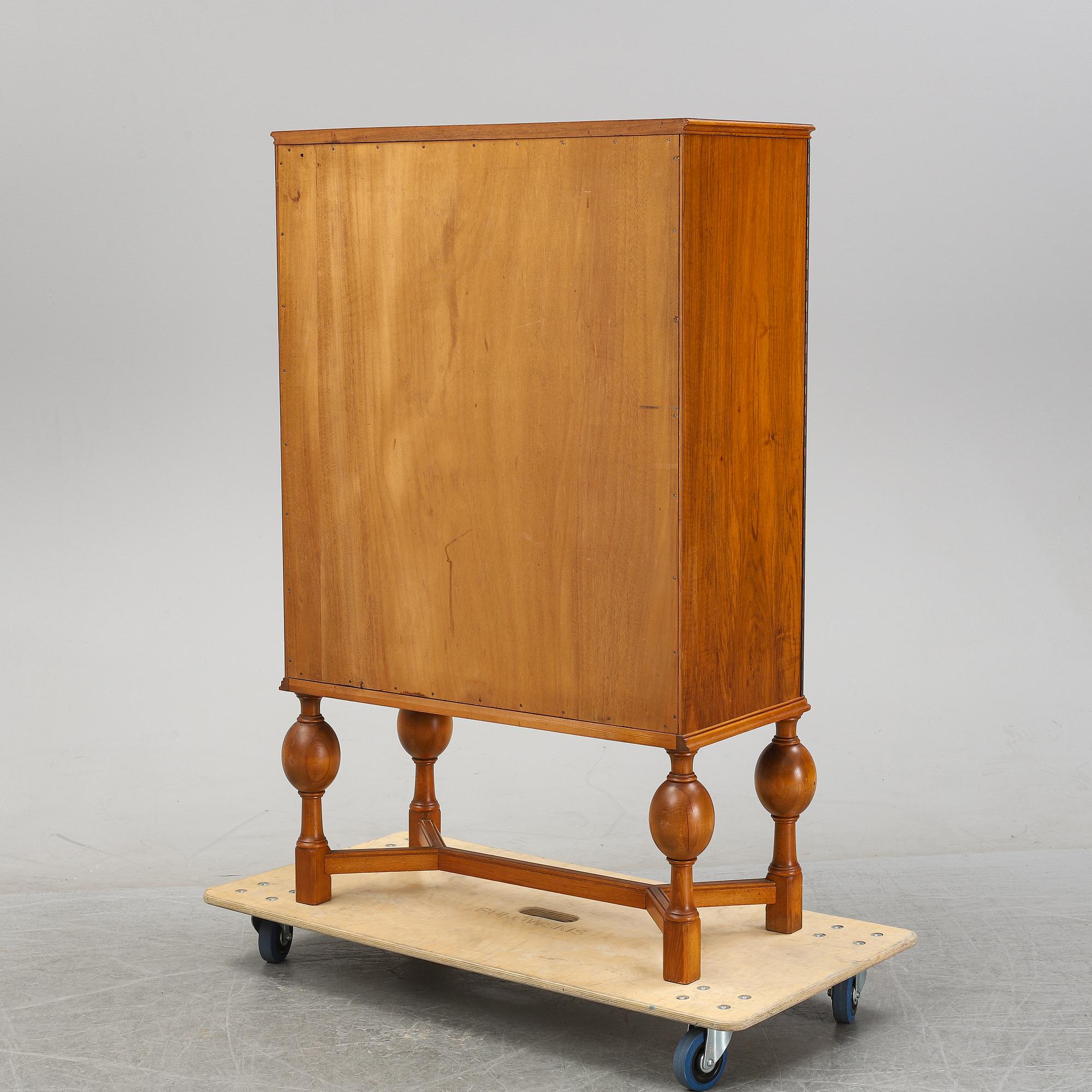 A 1950's mahogany cabinet by Eugen Höglund.