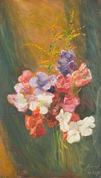 Carl Gunne, oil on canvas, signed and dated 10/9-72.