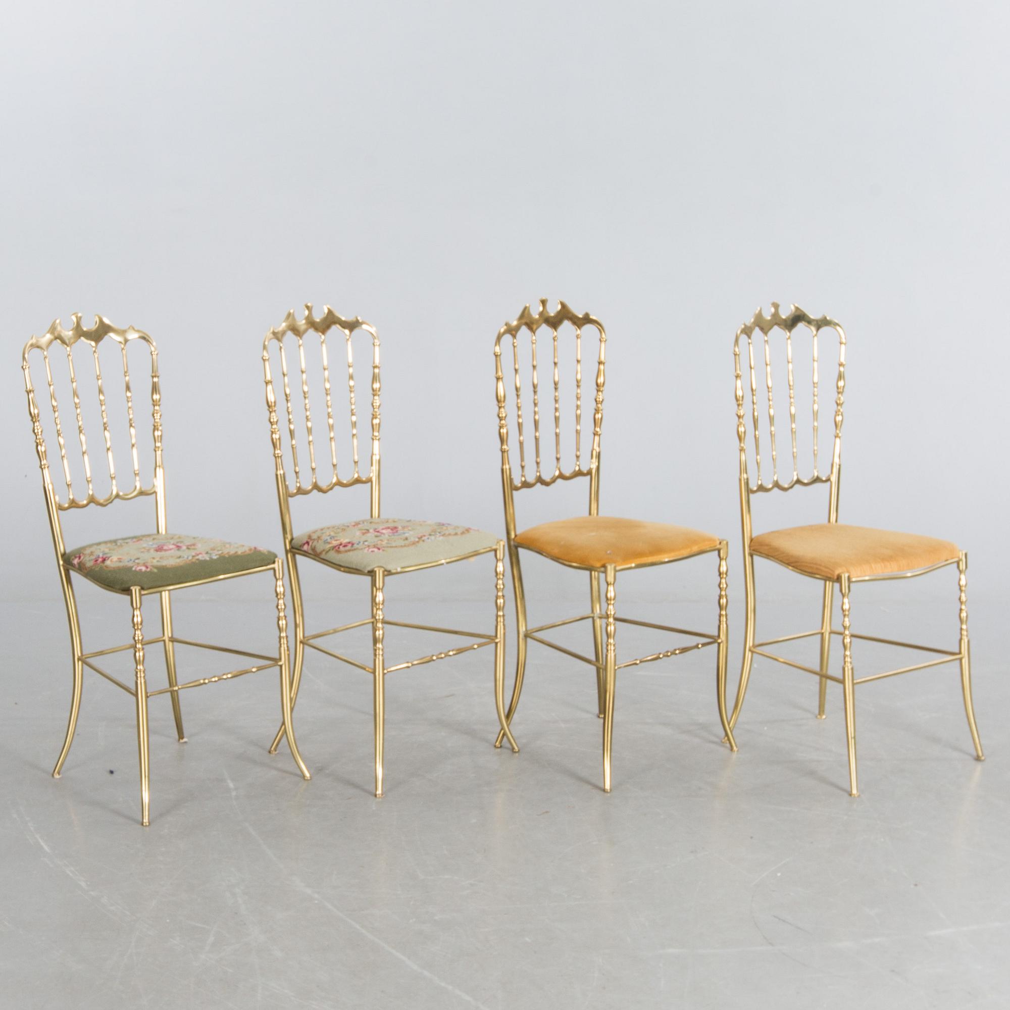 STOLAR, 4 st, Chiavari, Italien, 1900-talets mitt/andra hälft.