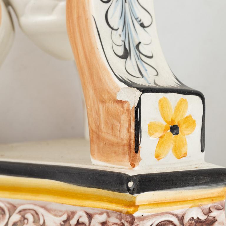 A pair of urns, Safaril, Portugal, mid 20th Century.