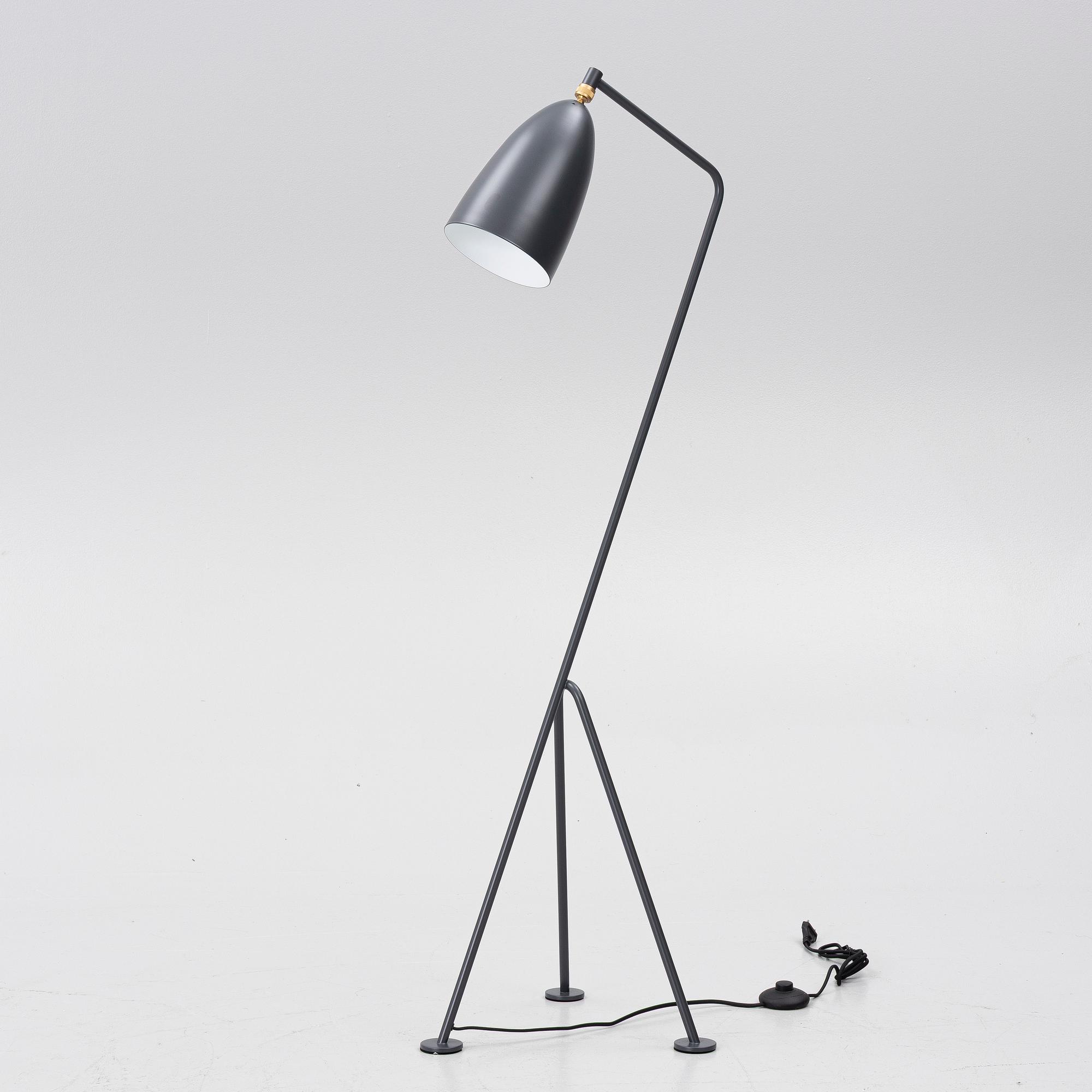 Greta Magnusson Grossman, Floor lamp, 'Grasshopper', GUBI, Denmark.