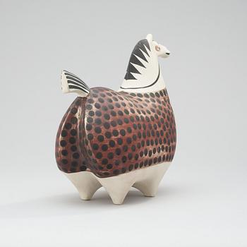 STIG LINDBERG, figurin, "Springare", Gustavsberg Studio 1952-72.