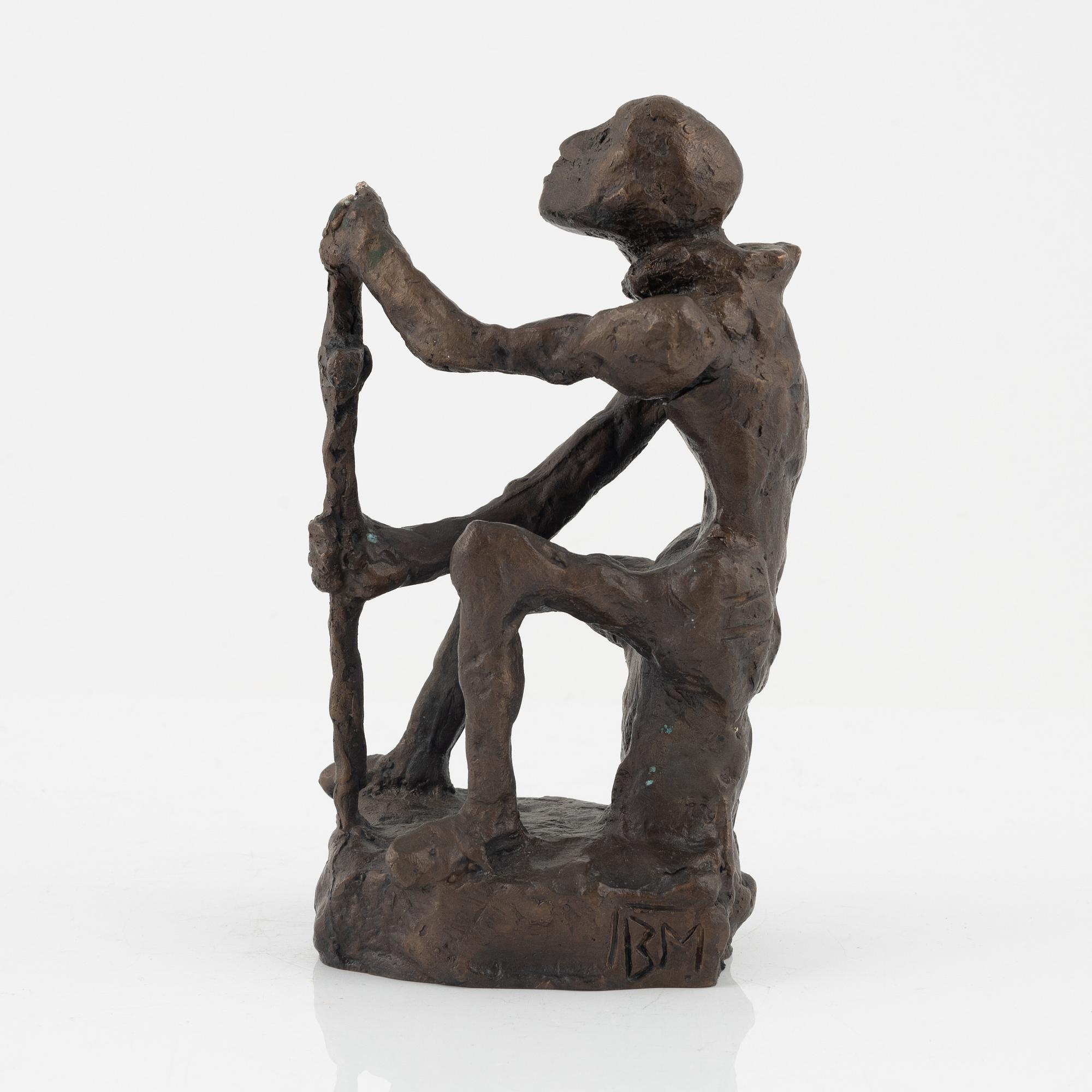 Bror Marklund, Sculpture, bronze, signed BM, height 18.5 cm.