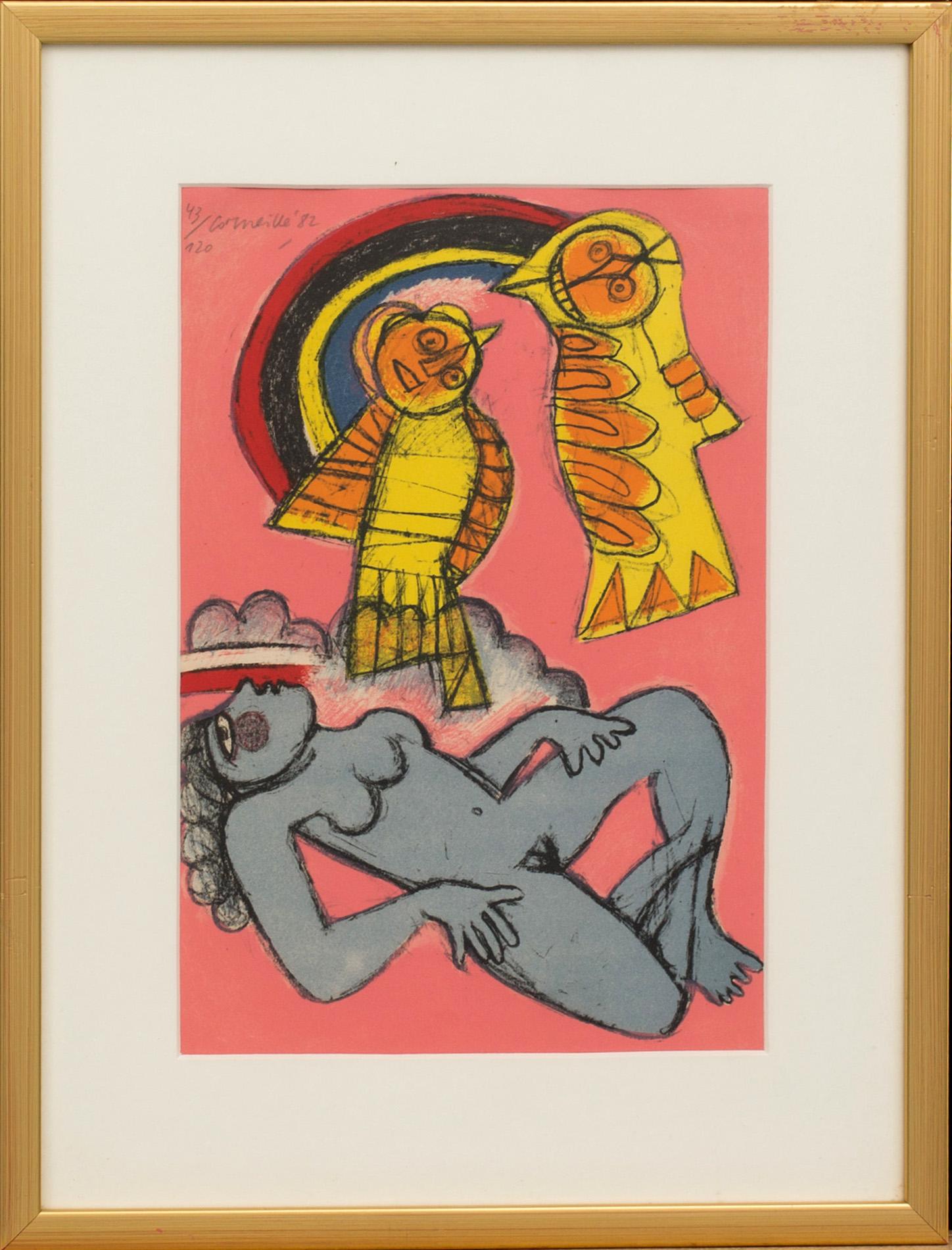 BEVERLOO CORNEILLE, litografi, signerad, daterad 82 och numrerad43/120.