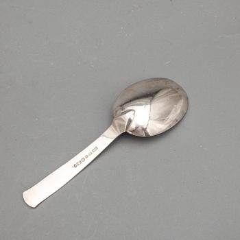 SKEDAR, 10 delar, silver, "Rosenholm", GAB, Stockholm, omkring 1960. Totalvikt ca 465 g.