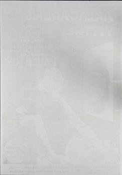 Gösta Åberg, a vintage movie poster 'Åklagarens vittne (Witness for the Prosecution)', 1957.