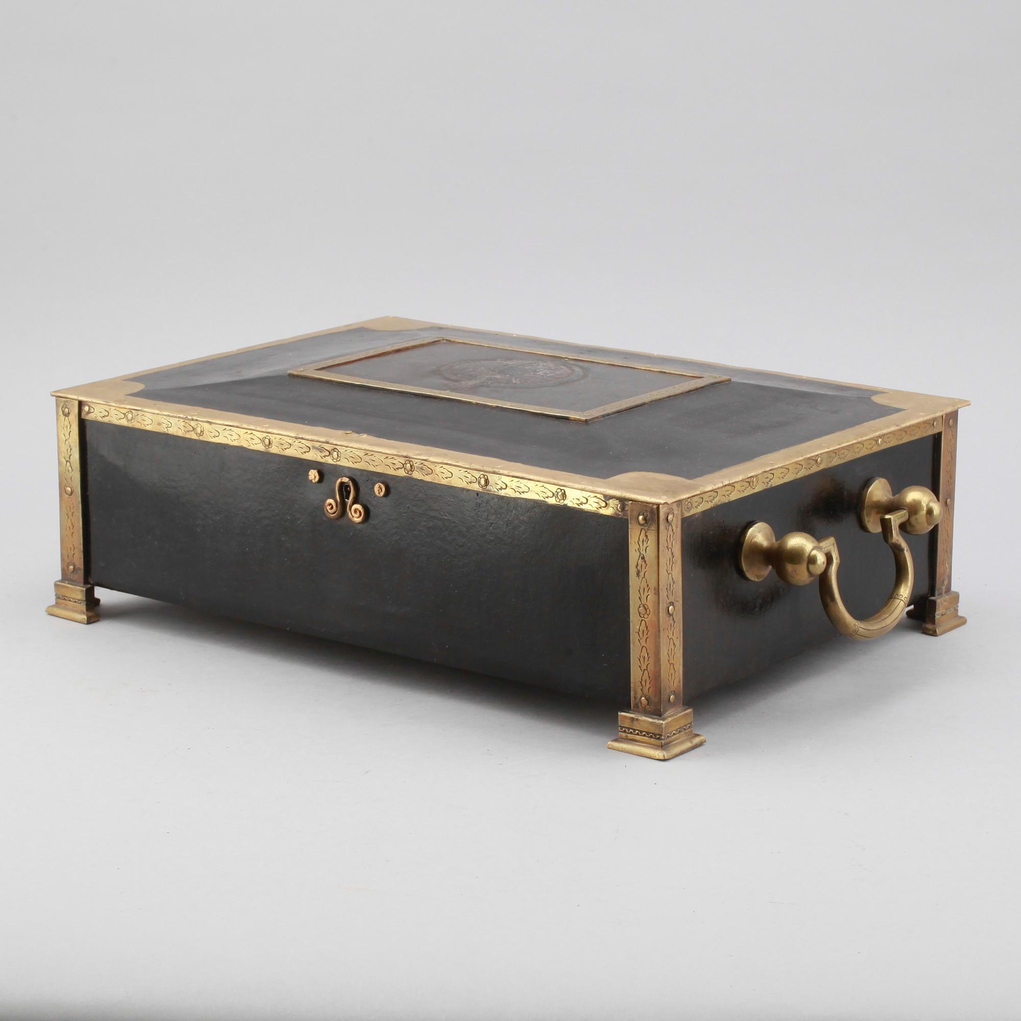 KASSASKRIN, plåt, 1800-tal.