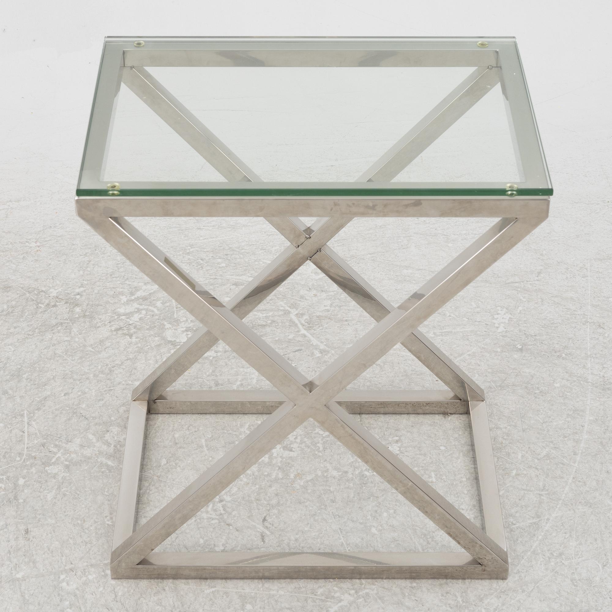 Eichholtz, side table, "Criss Cross", Netherlands, contemporary.