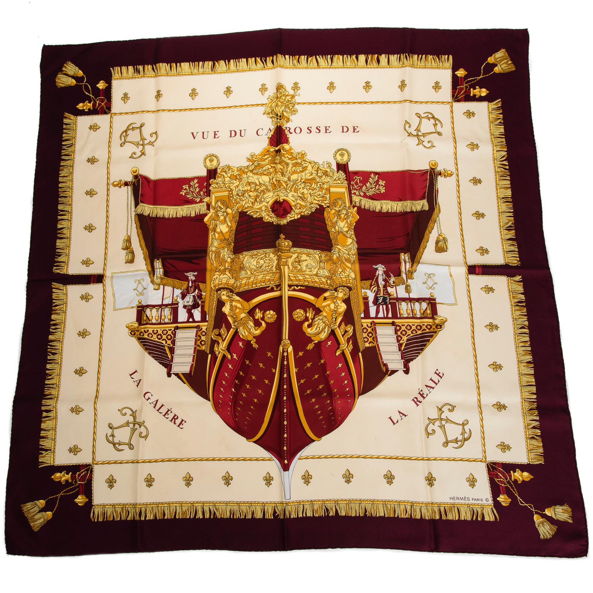SCARF, "Vue du Carrosse de la Galère la Réale", Hermès.