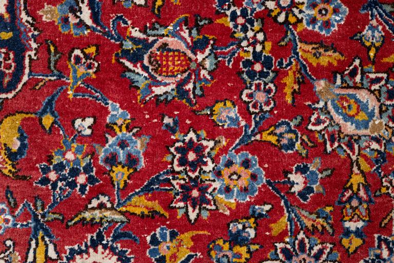 Carpet, Keshan, approx. 435 x 312 cm.