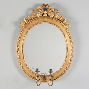 SPEGELLAMPETT, gustaviansk stil, 1800-talets andra hälft.