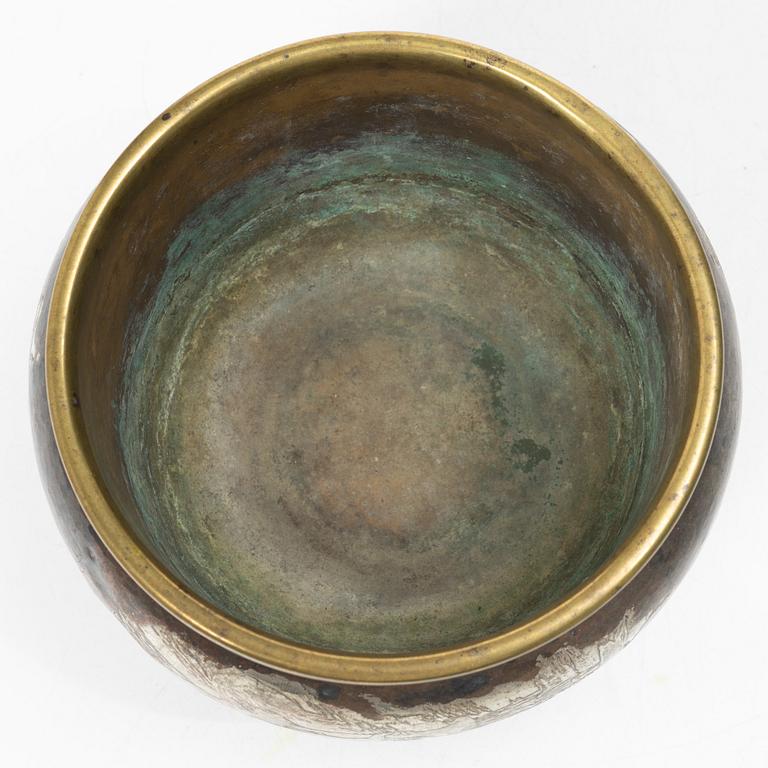 Carl Hjalmar Norrström, pot cover, Eskilstuna 1903.
