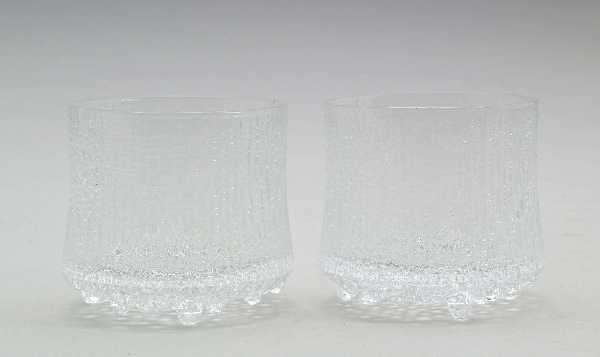 GLAS/DESSERTSKÅLAR, 11 st, "Ultima Thule", Tapio Wirkkala, Iittala.