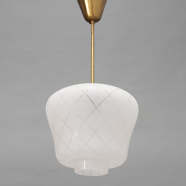 Birger Dahl, a ceiling lamp, Sønnico, Norway, mid 20th century.