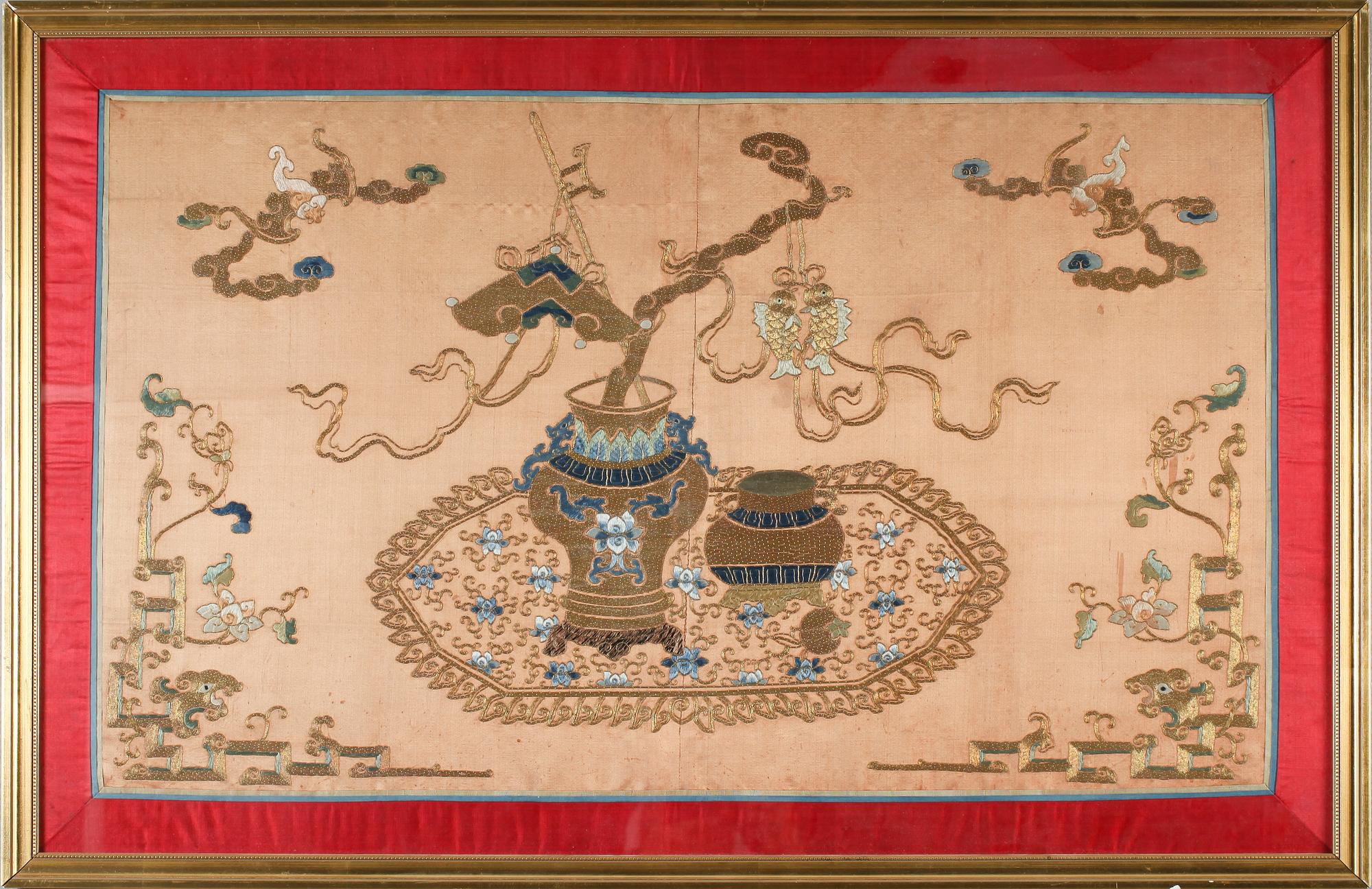 TAVLA, siden, Kina, sent 1800-/tidigt 1900-tal.