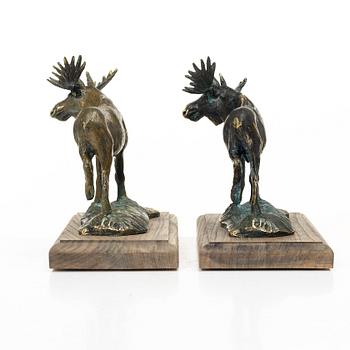 Torbjörn Forsberg, Moose bulls, 2 pcs.