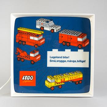 LEGO, butiksskylt, Tyskland, 1970/80-tal.