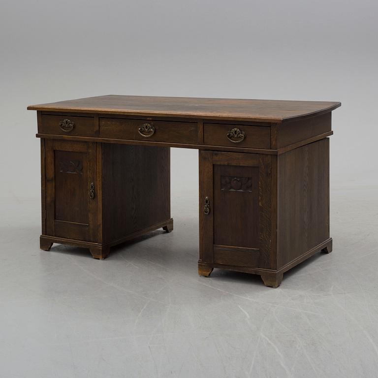An early 20th century writing desk.