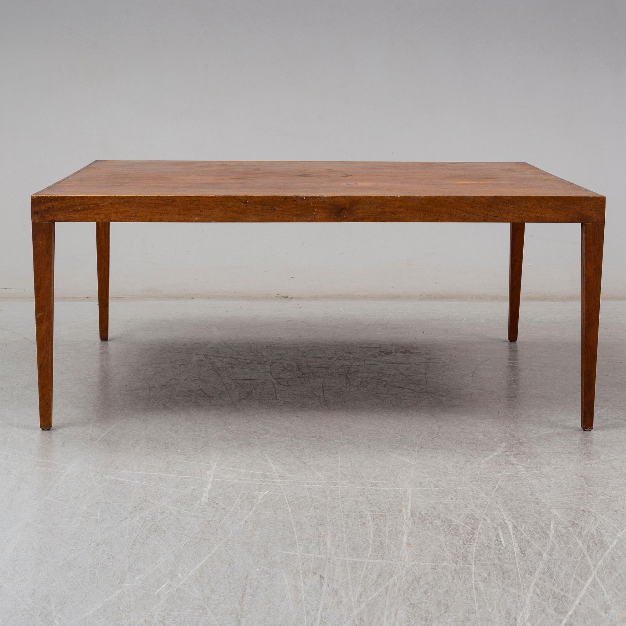 A second half of the 20th century coffee table, possibly Denmark.
