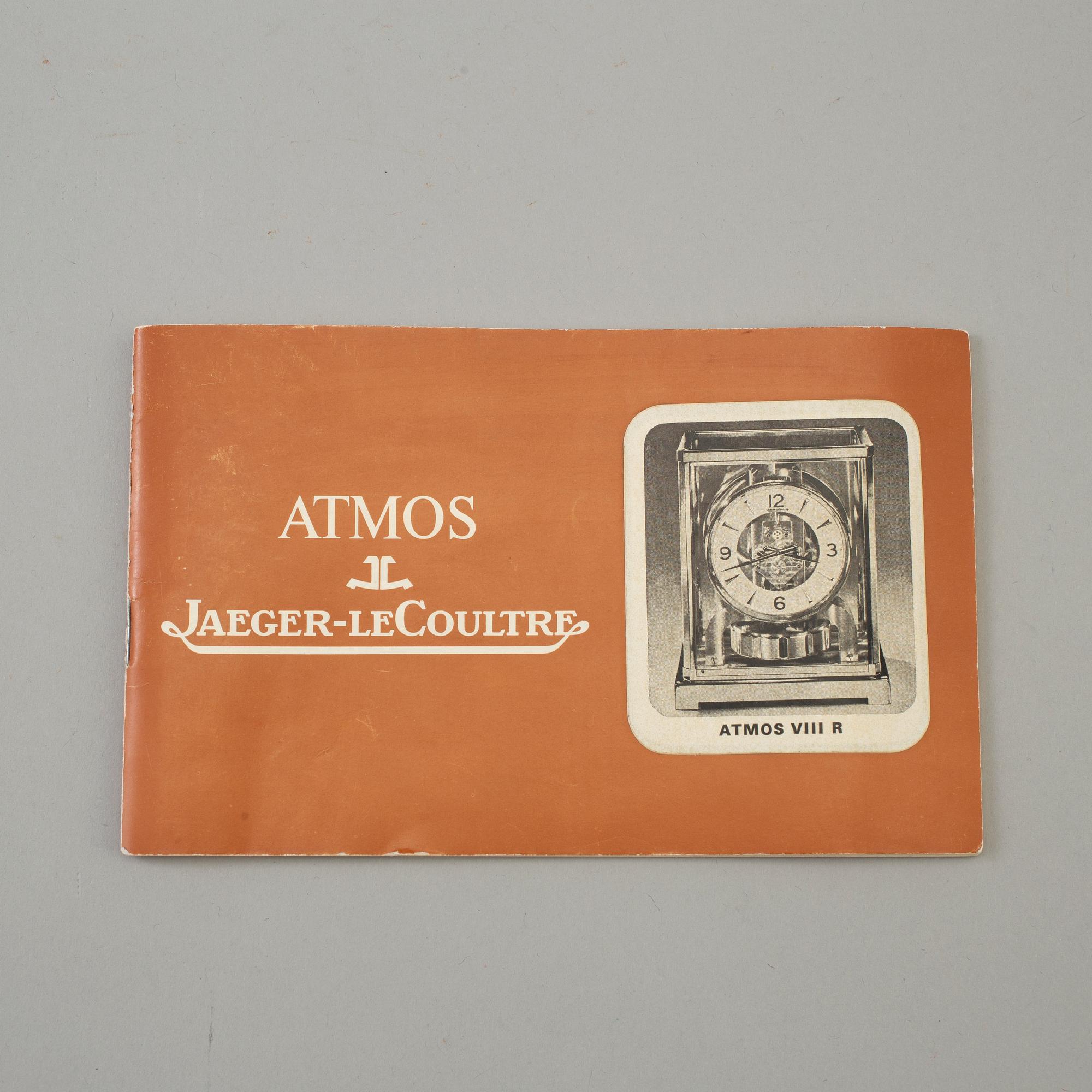 A second half of the 20th century mantle clock by Jaeger LeCoultre, Switzerland.