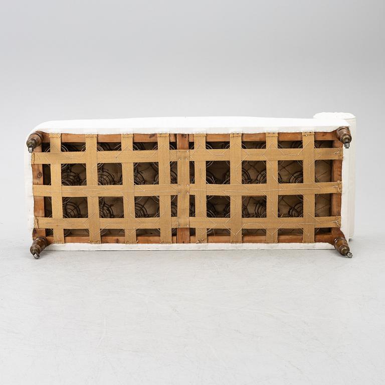 Chaise longue, late 19th century.