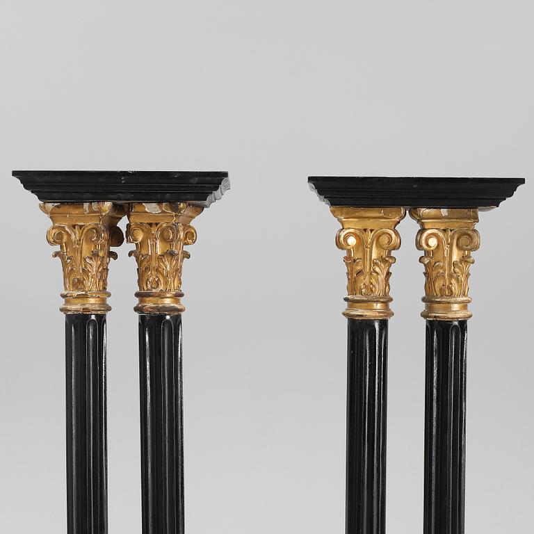 A pair of columns, first half of the 20th century.