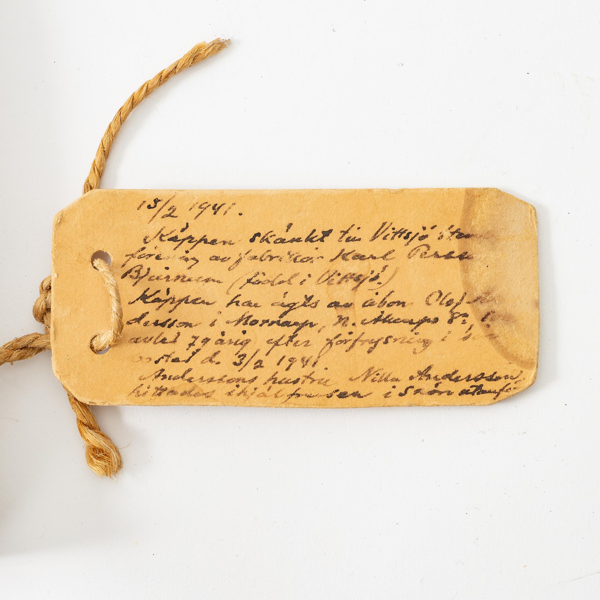 Käpp, Sverige, daterad 1740 och 1756.