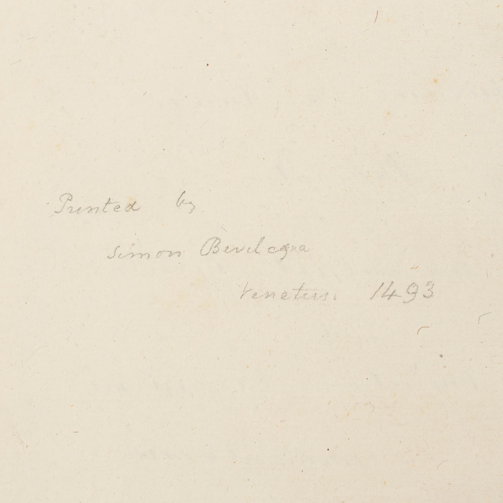 BOOK, Lucanus’ Pharsalia, 1493.