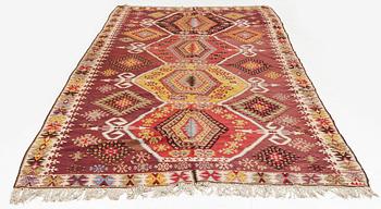 Matta, Kelim, semiantik, ca 380 x 180 cm.