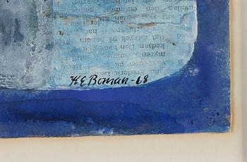 KARL ERIK BOMAN, blandteknik, signerad och daterad -68.