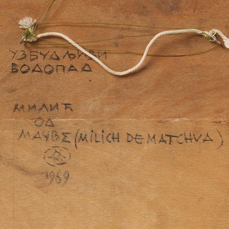 Milić od Mačve, oil on canvas laid down on panel, signed and dated 1969.