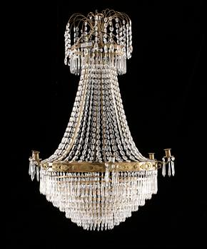 546. LJUSKRONA, för sex ljus. Empirestil.