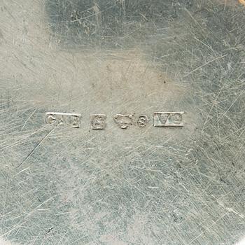 Cups, 6 pcs, silver, GAB, Stockholm, 1967-1971.