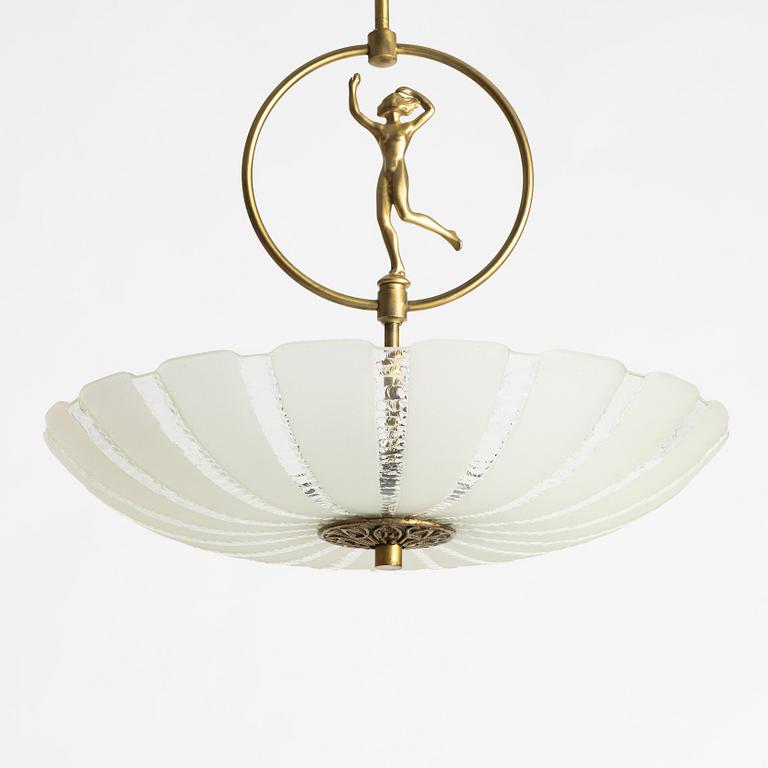 Ceiling lamp, Swedish Modern, first half of the 20th century.