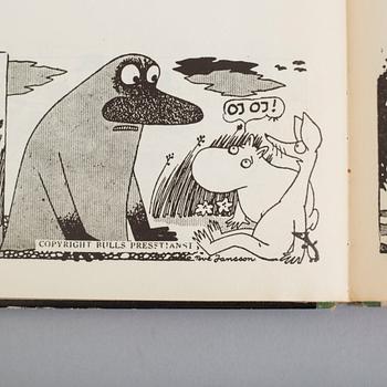 TOVE JANSSON, book, "Mumintrollet 1", 1957, signed.