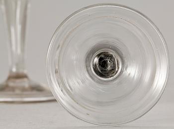 SPETSGLAS, 2 st, 1700-tal.