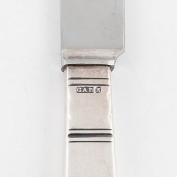 Jacob Ängman, a 24-piece silver cutlery set, model 'Rosenholm', GAB, Stockholm 1947-67.