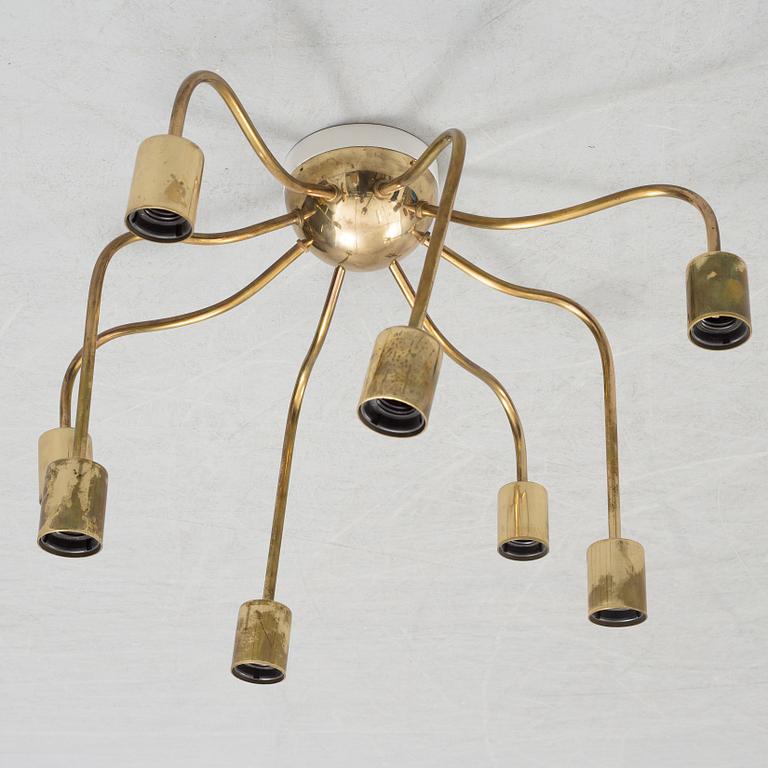 JOSEF FRANK, a brass ceiling lamp model no 2358.